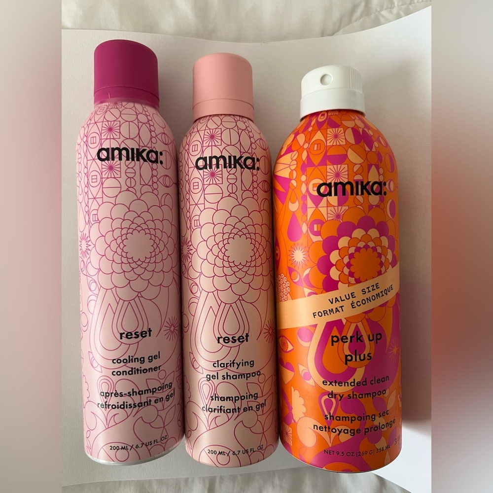 Amika Hair Care Set - Reset and Perk up